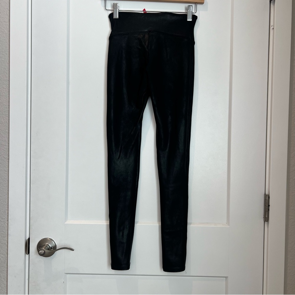 Spanx Faux Leather Leggings for Women, Size S - Black